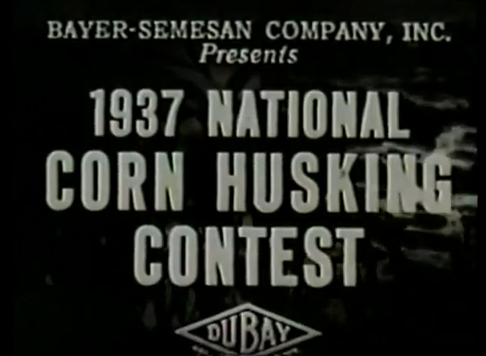 1937 National Corn Husking Contest newsreel
