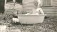 Little Randy Fischer in the tub